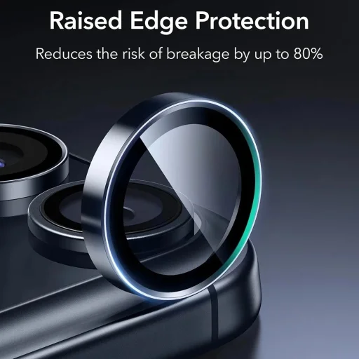  iPhone 14 Pro/14 Pro Max/15 Pro/15 Pro Max/16 Pro/16 Pro Max/17 Pro/17 Pro Max ESR Armorite Kamera Lencsevédők Főtelefon üvegfólia - 3