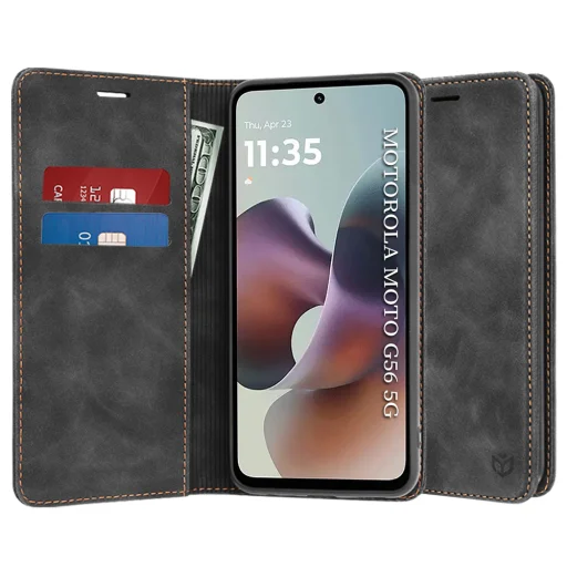 Motorola Moto G56 - Techsuit Confy Cover - Fekete tok - 1