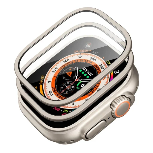 ESR - Armorite Képernyővédő (2 darabos) - Apple Watch Ultra / Ultra 2 / Ultra 3 - Titán üvegfólia - 1