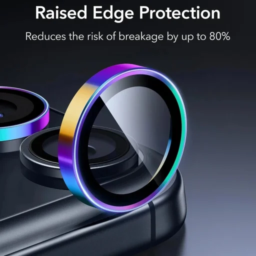  iPhone 14 Pro/Pro Max/15 Pro/Pro Max/16 Pro/16 Pro Max/17 Pro/17 Pro Max Színjátszó ESR Armorite Kamera Lencsevédők üvegfólia - 2