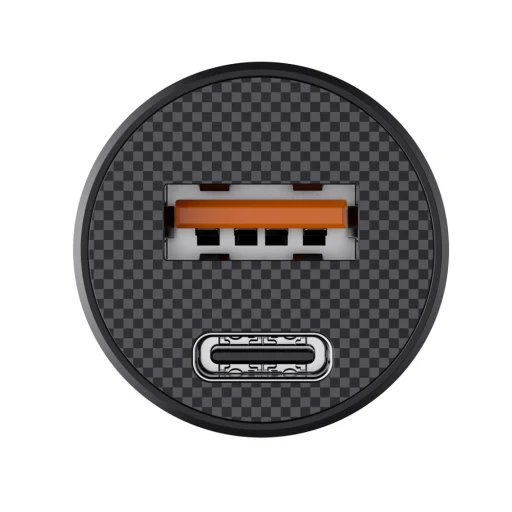 Havit - Autós töltő (CC2022) - USB, Type-C, PD20W, 3A, PC - Fekete - 2