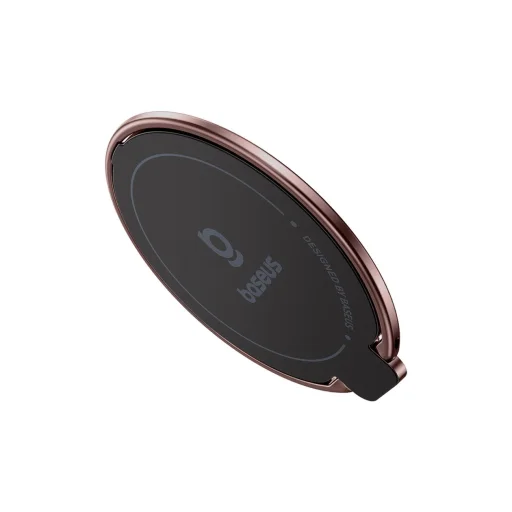 Baseus MagPro II mágneses gyűrű állvány funkcióval – Vörös Arany - 2