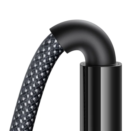 Baseus - Adatkábel Kijelző 2 (P10382701121-00) - Gyors töltés, USB-ről Type-C-re, Digitális kijelző, 100W, 1m - Kozmikus Fekete - 5