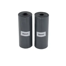 Baseus - (60 darabos) Szemetes zsák Gentleman Stílus (CRLJD-0G) - Szemeteshez, 2 tekercs - Szürke