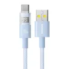 Baseus - Data Cable Display 2 (P10382701311-00) - Gyors töltés, USB Type-C, Digitális kijelző, 100W, 1m - Galaxy kék thumbnail