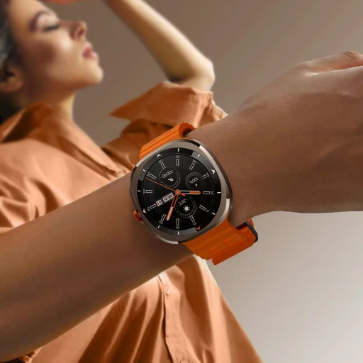 Joyroom Venture Series JR-FV2 Sport Okosóra hívásfogadási funkcióval - Narancs - 11