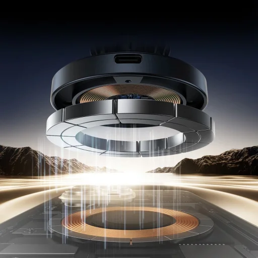 Joyroom JR-ZS502 MagSafe Kompatibilis Autós Telefontartó Vezeték Nélküli Töltővel Szellőzőre és Műszerfalra Rögzíthető - Fekete - 4