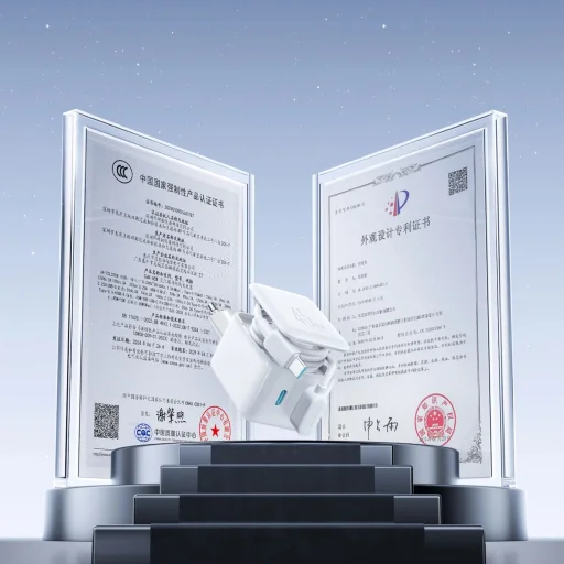 Joyroom JR-TCL05 45W GaN hálózati töltő kábelrendezővel - Fehér - 8