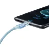 Baseus Explorer 100W USB-C - USB-C Kábel Intelligens Hőmérséklet Érzékelővel 1m - Kék thumbnail