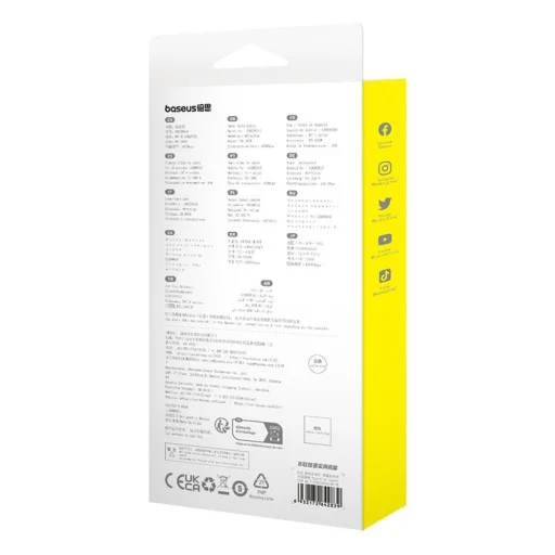 Baseus Explorer 100W USB-C - USB-C kábel intelligens hőmérséklet-érzékelővel 2m - Kék - 10