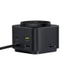 Baseus MagPro Series II 7 az 1-ben USB-C Hub MagSafe-kompatibilis töltővel 15W + HDMI + USB-A + USB-C + SD/TF - Fekete thumbnail