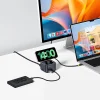 Baseus MagPro Series II 7 az 1-ben USB-C Hub MagSafe-kompatibilis töltővel 15W + HDMI + USB-A + USB-C + SD/TF - Fekete thumbnail