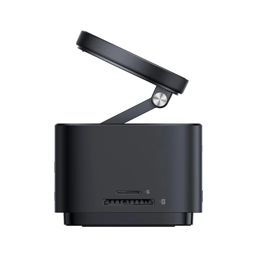 Baseus MagPro Series II 7 az 1-ben USB-C Hub MagSafe-kompatibilis töltővel 15W + HDMI + USB-A + USB-C + SD/TF - Fekete - 3