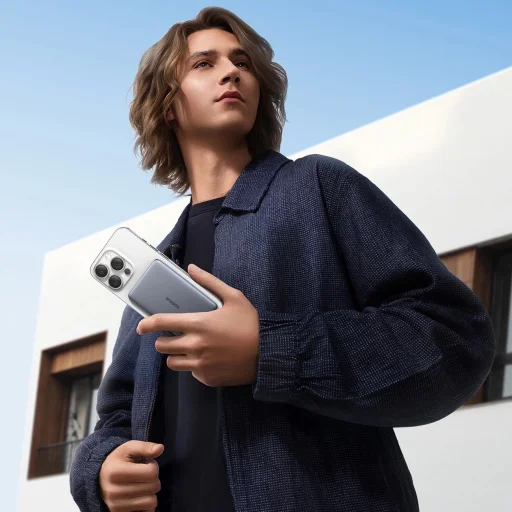 Baseus PicoGo AM41 5000mAh 20W Ultra-vékony MagSafe kompatibilis Power Bank fekete Baseus Simple USB-C 60W 30 cm kábellel - Szürke - 7