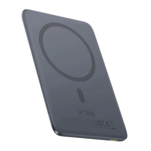 Baseus PicoGo AM41 5000mAh 20W Ultra-vékony MagSafe kompatibilis Power Bank fekete Baseus Simple USB-C 60W 30 cm kábellel - Szürke - 1