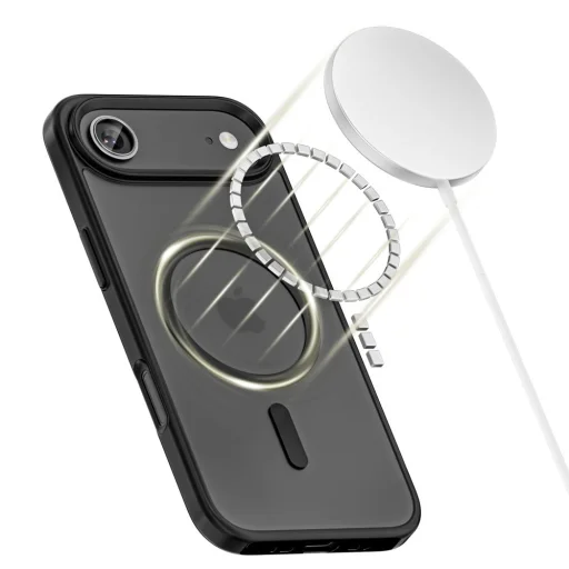  iPhone 17 Air Matte Fekete Tech-protect Magmat Magsafe tok - 2