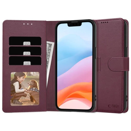 Tech-protect Wallet Samsung Galaxy A17 tok Mulberry - 2