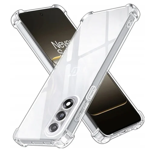 Ütésálló szilikon tok - Techsuit - OnePlus Nord 5 - Átlátszó - 1