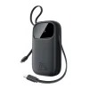 Baseus EnerFill FC31 10000mAh 22.5W Powerbank with Digital Display and 2 Built-in Cables (USB-C + Lightning) - Black thumbnail