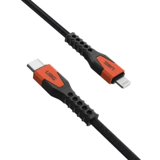 UAG Rugged Cable USB-C - Lightning 30W 1.5 m - orange - 2