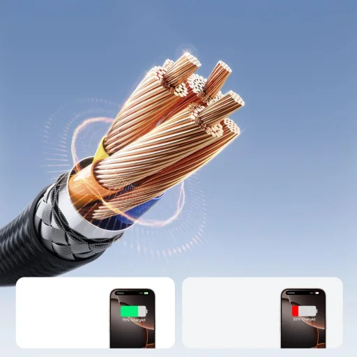 Joyroom S-A28 Flash Sorozat 60W USB-C - USB-C kábel 1m - fekete - 4