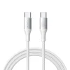 Joyroom S-A28 Flash Series 60W USB-C - USB-C Cable 1m - White thumbnail