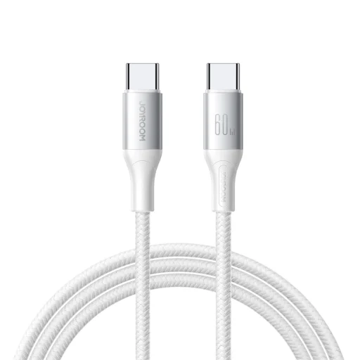 Joyroom S-A28 Flash Series 60W USB-C - USB-C Cable 1m - White - 1