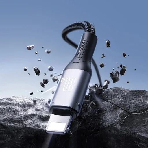 Joyroom S-A28 Flash Series 30W USB-C - Lightning kábel 2m - fekete - 4