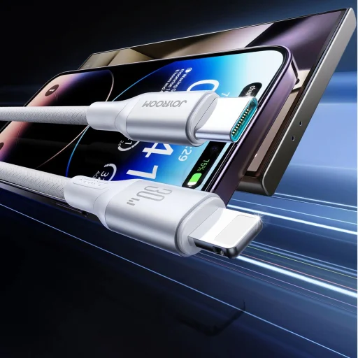 Joyroom S-A28 Flash Series 30W USB-C - Lightning kábel 2m - fehér - 2