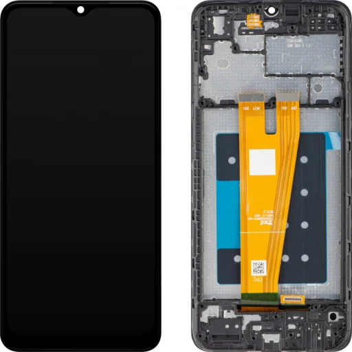 LCD kijelző modul MP Samsung Galaxy A04 A045 (utángyártott, fekete) - 1
