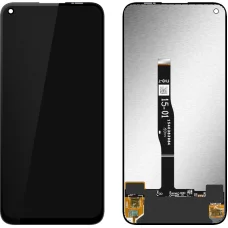 LCD kijelző modul MP Huawei nova 5i / nova 6 SE / nova 7i / P20 lite (2019) / P40 lite 4G telefonokhoz, keret nélkül, utángyártott, fekete