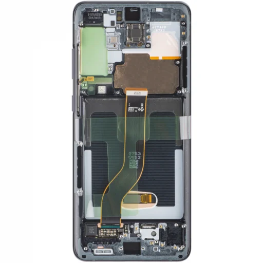LCD kijelző modul Samsung Galaxy S20+ 5G G986 / S20+ G985, Kamera nélkül, Fekete - 3