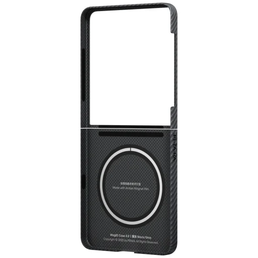  Samsung Galaxy Z Flip7 fekete szürke Case PITAKA Ultra-Slim MagSafe tok - 3