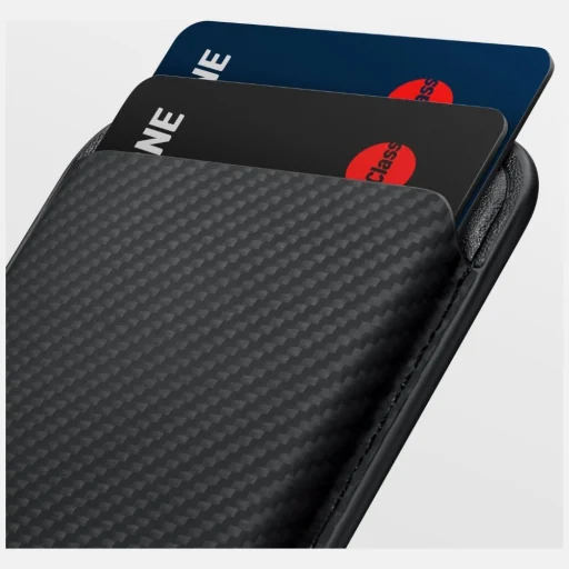 PITAKA Woven Mágneses pénztárca MagSafe, fekete szürke - 10