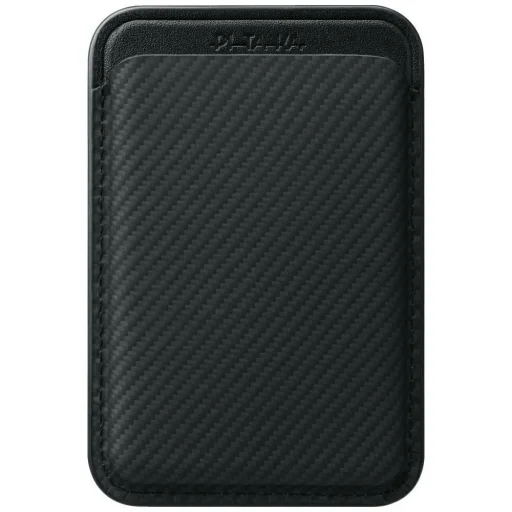 PITAKA Woven Mágneses pénztárca MagSafe, fekete szürke - 1