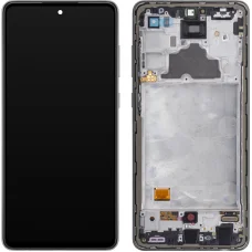 LCD kijelzőmodul Samsung Galaxy A72 A725 / A72 5G A726, Fekete