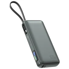Powerbank 4smarts Enterprise 20000mAh 165W beépített USB-C kábellel szürke