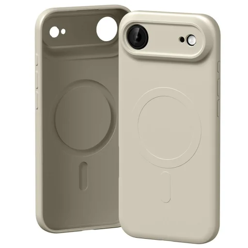  iPhone 17 AIR Mercury Semi-Silicone kőszürke MagSafe tok - 1