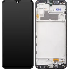 LCD Kijelzőmodul Samsung Galaxy M32 M325, Fekete