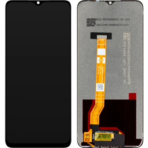 LCD Kijelzőmodul MP Oppo A17 / A17k / A18, keret nélkül, utángyártott, fekete - 1