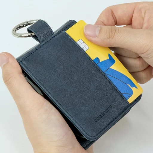  Samsung Galaxy Z Flip 7 Sötétkék Mercury Basic napló fliptok - 4