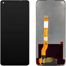 LCD Kijelzőmodul MP Realme 8i / 9i / Narzo 50-hez, keret nélkül, utángyártott, fekete