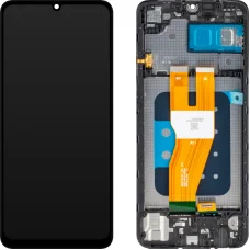 Samsung Galaxy A05 A055 LCD Kijelzőmodul, Utángyártott, Fekete