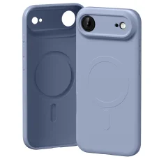  iPhone 17 Air Lila Mercury Fél-szilikon MagSafe tok