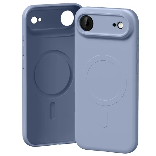  iPhone 17 Air Lila Mercury Fél-szilikon MagSafe tok - 1