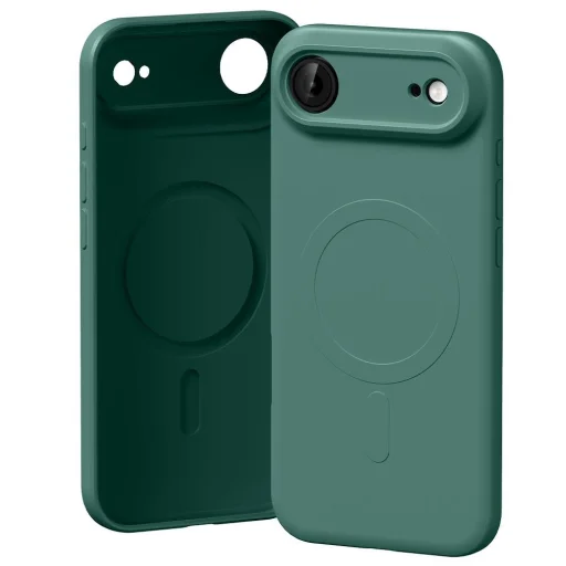  iPhone 17 Air zöld Mercury fél szilikon MagSafe tok - 1