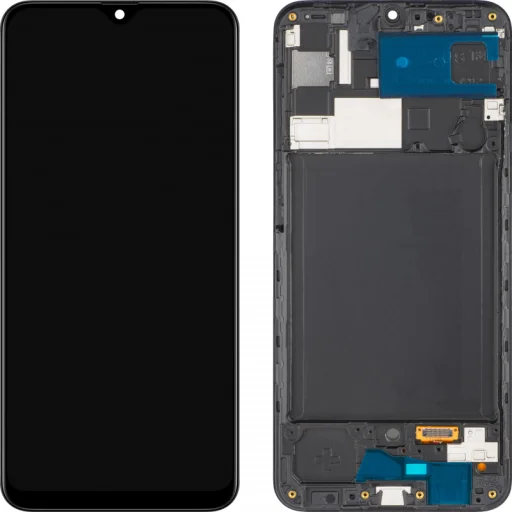 LCD Kijelzőmodul MP Samsung Galaxy A30s A307, Utángyártott, Fekete - 1