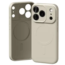  iPhone 17 Pro Kőszínű Mercury Fél-szilikon MagSafe tok