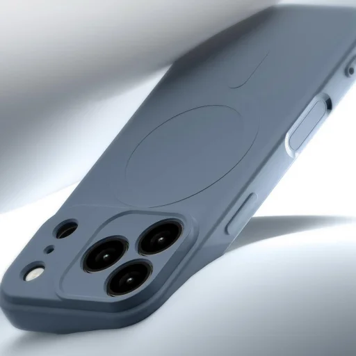  iPhone 17 Pro Max Zöld Mercury Félig-Szilikon MagSafe tok - 2