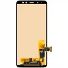 LCD kijelzőmodul MP Samsung Galaxy A8 (2018) A530-hoz, keret nélkül, utángyártott, fekete thumbnail